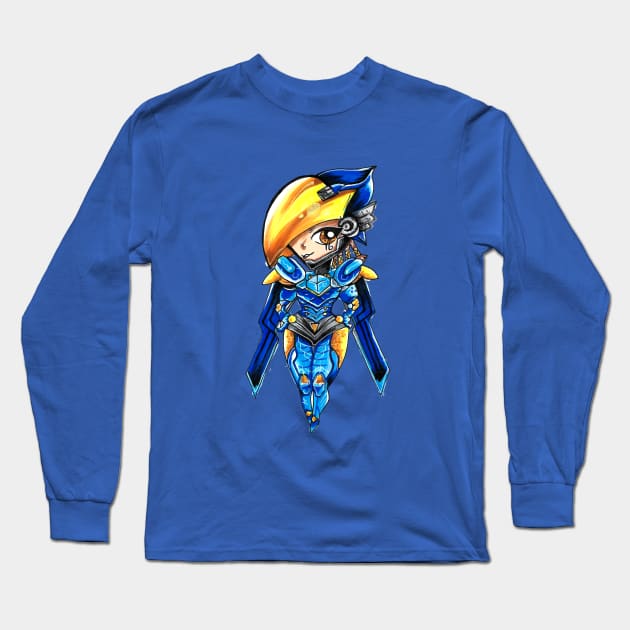 pharah overwatch chibi Long Sleeve T-Shirt by Geeky Gimmicks